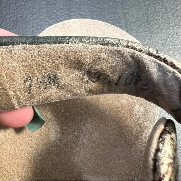 SAS Relaxed Walking Sandals Tripad Comfort Gold Snakeskin Print. Size 7 1/2. - Picture 8 of 13